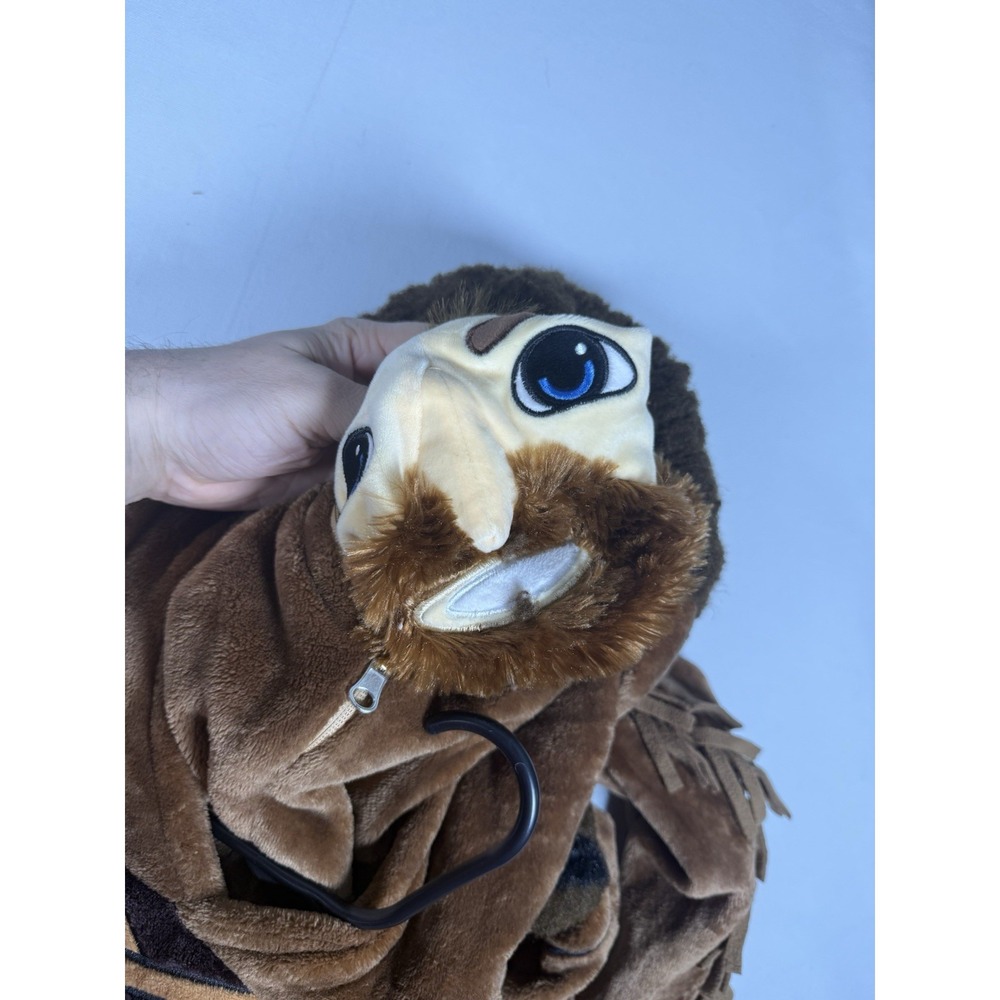 West Virginia Snugible 2 In 1 Plushie Sweatshirt XL Blanket Hoodie Mountaineers - Picture 6 of 8